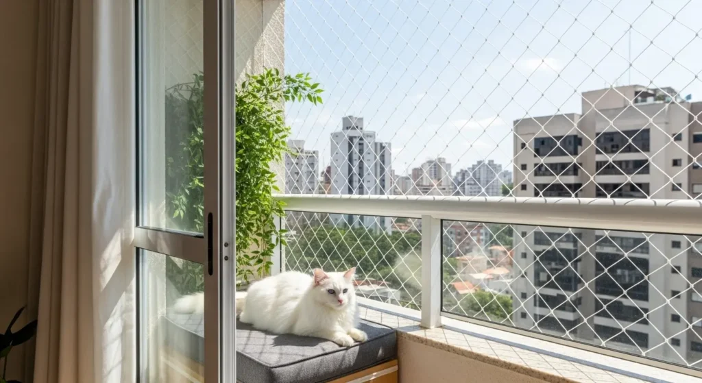 acada protegida para gatos na Rua Itapura – Tatuapé