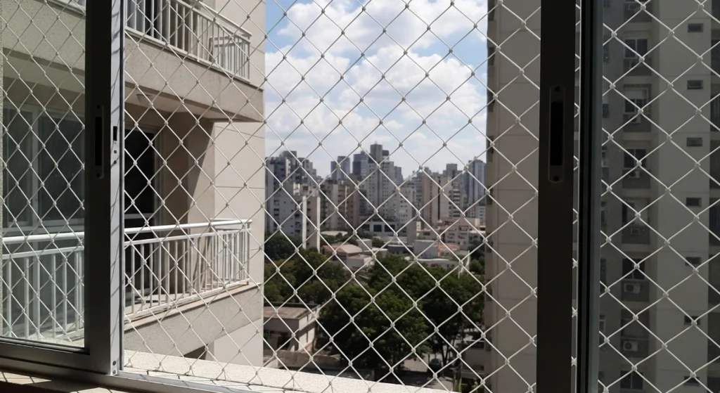 rede de proteção em janela de correr em apartamento em São José dos Campos